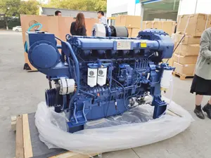 محرك ديزل بحري من Weichai WP4 WP6 WD10 WD12 WP12 WP13 80hp-550hp للسفينة