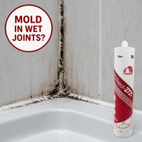 Scellant en silicone neutre résistant à la moisissure, silicone sanitaire imperméable pour cuisine, salle de bain, douche, zone humide, 300 ml