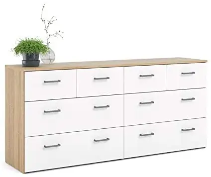 Hot saling cheap wooden 6 chest of drawers for living room cabinets