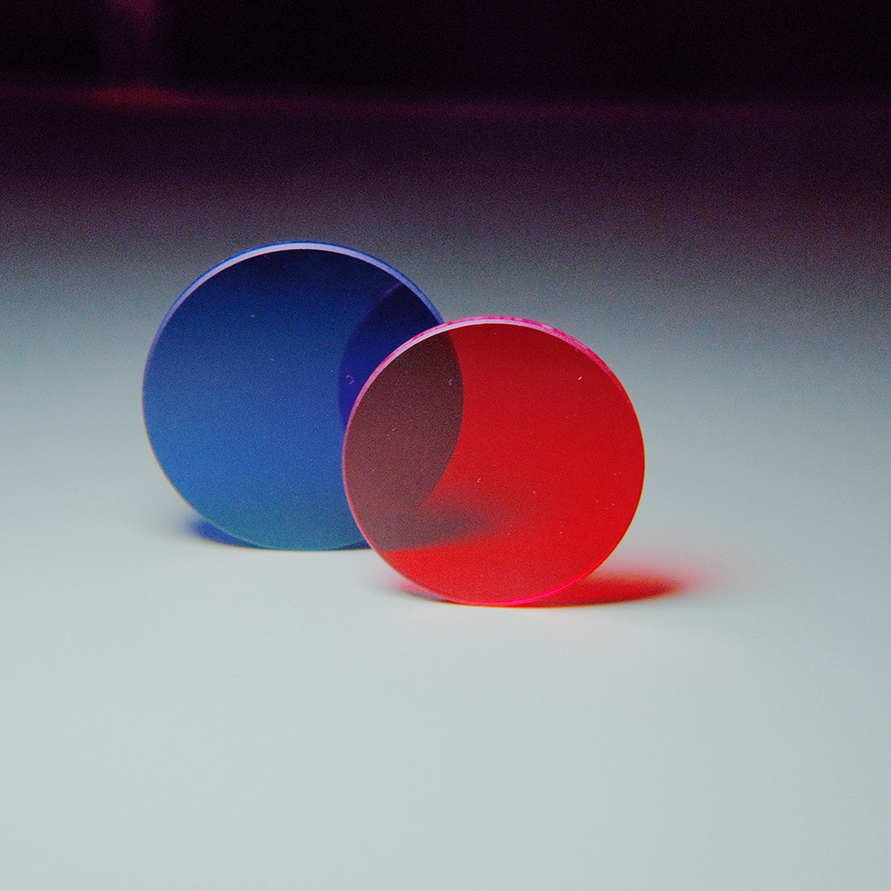 Red Glass Filters HB6 Optical Windows