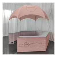 Auvent promotionnel entièrement imprimé avec tente dôme de salon d'exposition de table de comptoir amovible
