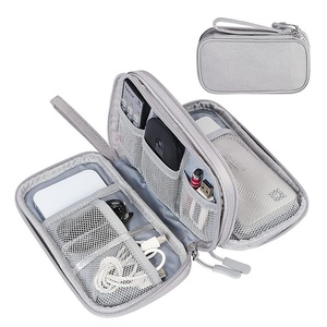 Estuche Organizador de Cables de Viaje, Bolsa de Transporte para Accesorios Electrónicos, Portátil, Impermeable, de Doble Capa, Todo en Uno - Product Image 2