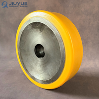 Nouvelle roue de charge en polyuréthane 350x100-68 pour chariot élévateur Linde R20 série 1120, roulement à rouleaux simple, roue de support robuste en polyuréthane