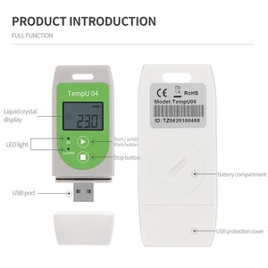 Hedao Tempu-04 Multi Use Data <b>Loggers</b> USB for <b>Temperature</b> Control Humidity Thermometer Data <b>Logger</b> - Product Image 5
