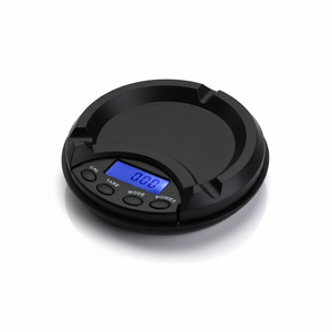 Báscula Digital de Bolsillo con Pantalla LCD Redonda, Portátil, Capacidad de 1 kg, para Pesar Joyas, Hierbas, Báscula Electrónica - Product Image 1