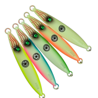 Nouveau Design 100g-250g de piège à poisson intégré, lampe de vitesse coulante, leurre de pêche lumineux en métal, jigging Vertical, appât pour poisson au plomb