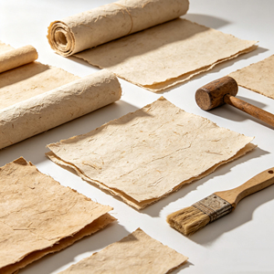 Traditional Oriental Handmade Mulberry Paper Excellent For Japanese Washi Style Craft Origami And Classic Oriental Art Projects - Product Image 2