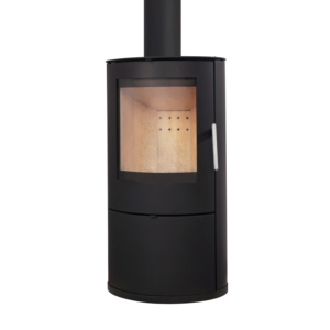 Chimeneas de madera de acero curvadas elegantes Diseño clásico europeo Decoración de calefacción acogedora y elegante - Product Image 2