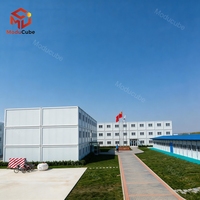 Moducube Light Steel Luxury Flat Pack Folding House Casa Container Modular House for Dormitory with Toilet