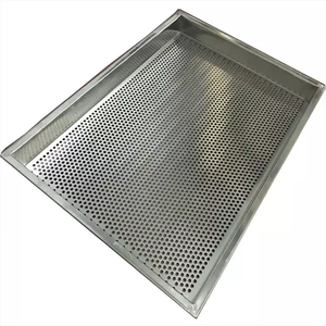 Bandeja de Hornear Perforada de Malla de Acero Inoxidable, Molde para Pan Cuadrado de 1.0 mm de Grosor, Apta para Lavavajillas y Horno, Reutilizable, Libre de BPA - Product Image 2