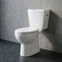 Produits sanitaires en céramique de qualité d'exportation luxueuse : toilettes à deux pièces pour salle de bain, WC, offrant des prix abordables