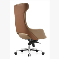 Chaise de bureau de direction moderne, réglable, à dossier haut, en cuir de luxe, ergonomique, pivotante à 360 degrés, inclinable, garantie 5 ans