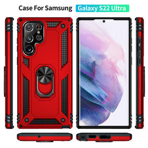 Custodia antiurto per armatura per Samsung Galaxy S22 S23 S21 S20 FE S8 S9 S10 Plus <span class=keywords><strong>Note</strong></span> 20 Ultra 8 9 <span class=keywords><strong>10</strong></span> <span class=keywords><strong>Lite</strong></span> 5G copertura paraurti ad anello in metallo - Product Image 6