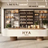 Aménagement intérieur complet de boulangerie-pâtisserie, personnalisation de la pièce, vitrine en verre, comptoir de bar, décoration de café, salon de thé