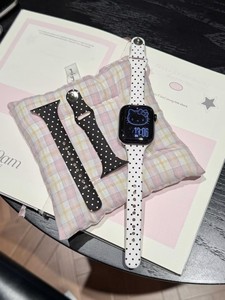 Dot Check Breathable Sport Strap Soft Silicone <strong>Watch</strong> Band for <strong>Apple</strong> <strong>Watch</strong> Series 11 10 9 8 7 Ultra <strong>SE2</strong> 42mm 46mm - Product Image 3