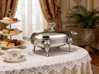 Ensemble de buffet chauffant, comprenant un ensemble de buffet chauffant durable, une marmite isolante pour les buffets et un ensemble de buffet chauffant rond.