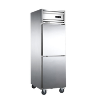 Équipement de réfrigération commercial à 2 portes à dégivrage automatique et à haute efficacité énergétique, congélation rapide, refroidissement par air, réfrigérateur de cuisine pour la viande