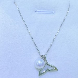 Collar de Perlas de Agua Dulce Naturales de Zhuji, 6-7 mm, Redondas, Impecables, Aurora, Plata S925, Colgante de Cola, Colgantes y Dijes de Moda - Product Image 1