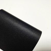 Vente en gros de boule noire tendance motif peau de poisson perle cuir synthétique 0.9mm peau épaisse
