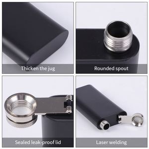 Gourde de poche portable en acier inoxydable pour le camping en plein air, idéale pour les entreprises – Meilleures ventes - Product Image 4