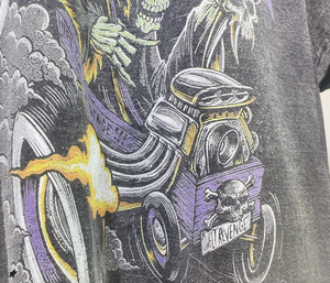 <span class=keywords><strong>Abbigliamento</strong></span> Casual da <span class=keywords><strong>uomo</strong></span> lavato Vintage sbiadito DTG serigrafia t-shirt 100% cotone allentato alla moda marchio stampa digitale manica corta - Product Image 4