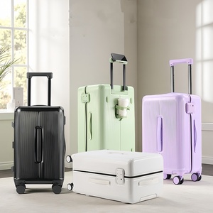 Maleta rígida de viaje con ruedas giratorias, ligera, de policarbonato, con cerradura TSA, para pedidos al por mayor RTS - Product Image 1