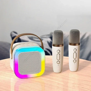 Haut-parleur Bluetooth sans fil portable K12 pour la maison et l'extérieur avec microphone, idéal pour le chant en famille - Vente en gros - Product Image 1