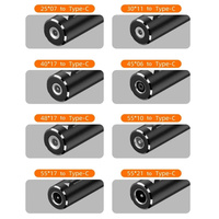 DC à Type C PD 65W convertisseur adaptateur secteur 5.5X2.5 7.4X5.0 4.5X3.0mm pour Xiaomi/Samsung/Lenovo chargeur d'ordinateur portable connecteur USB C