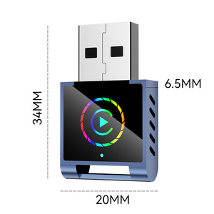 ミニカープレイボックス ユニバーサルスマートプラグ ワイヤレスUSBカープレイアダプター - Product Image 2