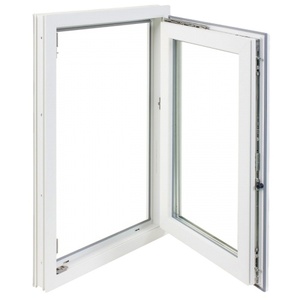 Modern Design <strong>PVC</strong> UPVC Casement <strong>Window</strong> Hanging Curtain Type Magnetic Screen Horizontal Opening Swing for School Applications - Product Image 5
