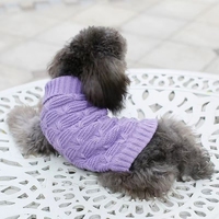 Chandail d'hiver personnalisable OEM de style classique pour chien et chat, tricot à la mode pour petits et grands chiens, tissu de printemps mignon inspiré