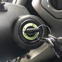 Автомобильный Брелок-наклейка светящаяся крышка переключателя зажигания для lada niva kalina priora granta largus ВАЗ Самара 2110 газ Газель