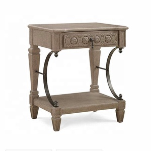 High Quality American Country Traditional Solid Wood <strong>Oak</strong> 3 Drawer <strong>Bedside</strong> <strong>Table</strong> Nightstand Luxury - Product Image 5