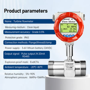 Hoge Nauwkeurigheid Vloeibare Turbine <span class=keywords><strong>Flow</strong></span> Meter Water Olie Diesel Brandstof Meting Turbine Debietmeter Hydraulische Stromingssensor - Product Image 6