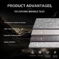 Fabricant de terrazzo pour projets complets, traitement sur mesure de carreaux colorés à gros grains, comptoirs et pierres artificielles