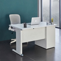 Bureau de style moderne blanc avec tiroirs, prix direct d'usine