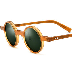 แว่นตาโพลาไรซ์ทรงกลมอะซิเตทใหม่ปี 2025 สำหรับผู้หญิง แว่นกันแดดคุณภาพสูงแบบกำหนดเอง แว่นกันแดดผู้หญิง - Product Image 6