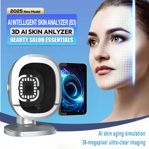 Bán buôn xách tay phân tích da 3D ai Máy quét da mặt + phân tích da đầu tóc Chẩn Đoán Phân tích da Tester - Product Image 3