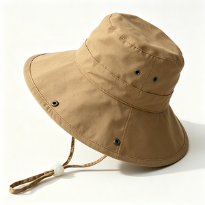 Sombrero para el Sol UPF50+ Impermeable, Ajustable, de Ala Ancha, con Correa para la Barbilla, Transpirable, Protección UV, para Deportes Casuales, Pesca al Aire Libre - Product Image 5