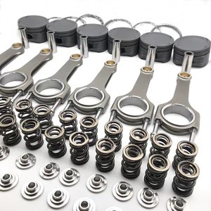 <span class=keywords><strong>M104</strong></span> Forged מזויף חיבור מוטות כפולה שסתום אביב טיטניום ערכת מקדמה עבור מרצדס בנץ <span class=keywords><strong>M104</strong></span> 3.2L 90.05mm 143mm - Product Image 3