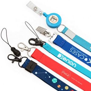 Hot Sale High Quality Sublimation & Silk Screen Printed Washable <b>Polyester</b> <b>Lanyard</b> Keychain with Logo Custom - Product Image 4