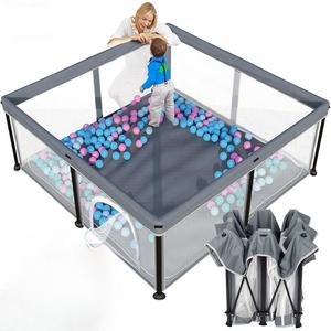 RHS-PPEN7 Usine de vente en gros : Parc de jeu pour bébés et enfants, barrière de sécurité au sol pour la maison, idéal pour le salon et les jeux d'enfants - Product Image 1