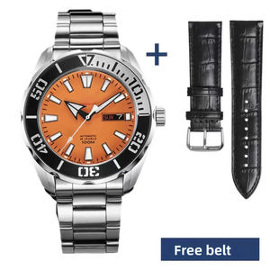 Non. Montre automatique mécanique pour homme, style business, double calendrier, sport, Water Ghost - Product Image 5