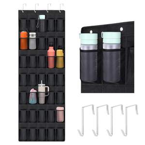 Organizador Colgante para Botellas de Agua, para Bolsillos de Vasos Stanley, Almacenamiento de Botellas de Agua Sobre la Puerta para Vasos Stanley Yeti de 40 oz, para Cocina - Product Image 1