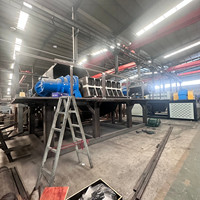Ligne de séparation magnétique intégrée pour le broyage de câbles usagés et la granulation de panneaux composites, avec élimination du fer