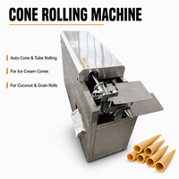 Machine à cornets de glace et gaufres électriques, équipement commercial de formage de snacks