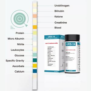 Bandelettes réactives d'analyse d'urine de qualité médicale, 100 unités/paquet, certifiées CE pour le diagnostic clinique des infections urinaires - Product Image 3