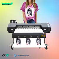Impresora Digital Eco Solvente de Formato Ancho de 1M, Impresora de Gran Formato A0 de 54 Pulgadas, Impresora de Vinilo 3D de 1.3M para Sublimación de Telas de 1.2M