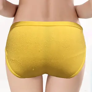 Grosir kustom anti bakteri pakaian dalam tahan air wanita celana dalam menstruasi anti bocor celana renang silikon