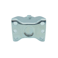 Accessoires d'attaches de roue de roulette fixe de fixation de plaque plate de haute qualité 3/4/5 pouces